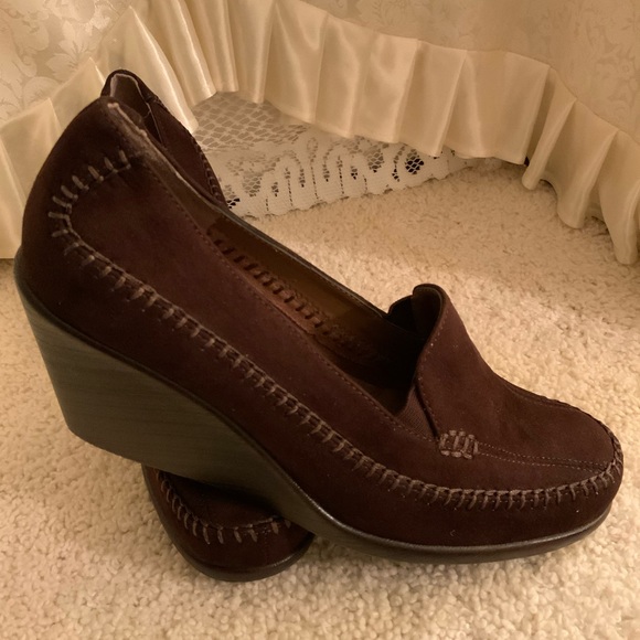 AEROSOLES Shoes - AEROSOLES SOCIAL GATHERING WOMENS WEDGE SHOES